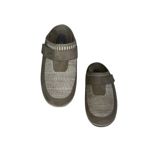 OrthoFeet Womens Louise Mule Size 6 B Gray Slipper Flat Pain Relieving Shoe - Picture 1 of 7